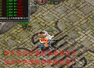 新手如何在单职业传奇中变版本中快速刷到终极武器? 新手如何在单职业传奇中变版本中快速刷到终极武器?