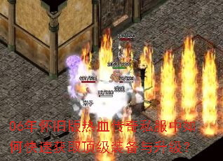 06年怀旧版热血传奇私服中如何快速获取顶级装备与升级? 06年怀旧版热血传奇私服中如何快速获取顶级装备与升级?